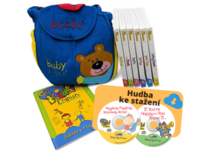 GoKids English pro děti od narození do 3 let - kompletní sada materiálů na doma
